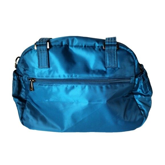 Lug Jumper Carry-All Tote Travel Bag Purse Ocean Blue Removeable Adj Strap RFID - Picture 6 of 14